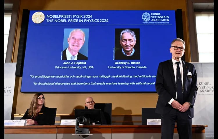 AI Pioneers Hinton and Hopfield Win 2024 Nobel Prize for Physics Breakthroughs (1)