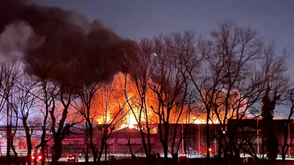 Massive Fire Hits SPS Technologies