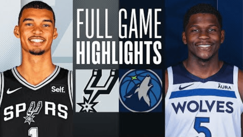 Spurs vs Timberwolves