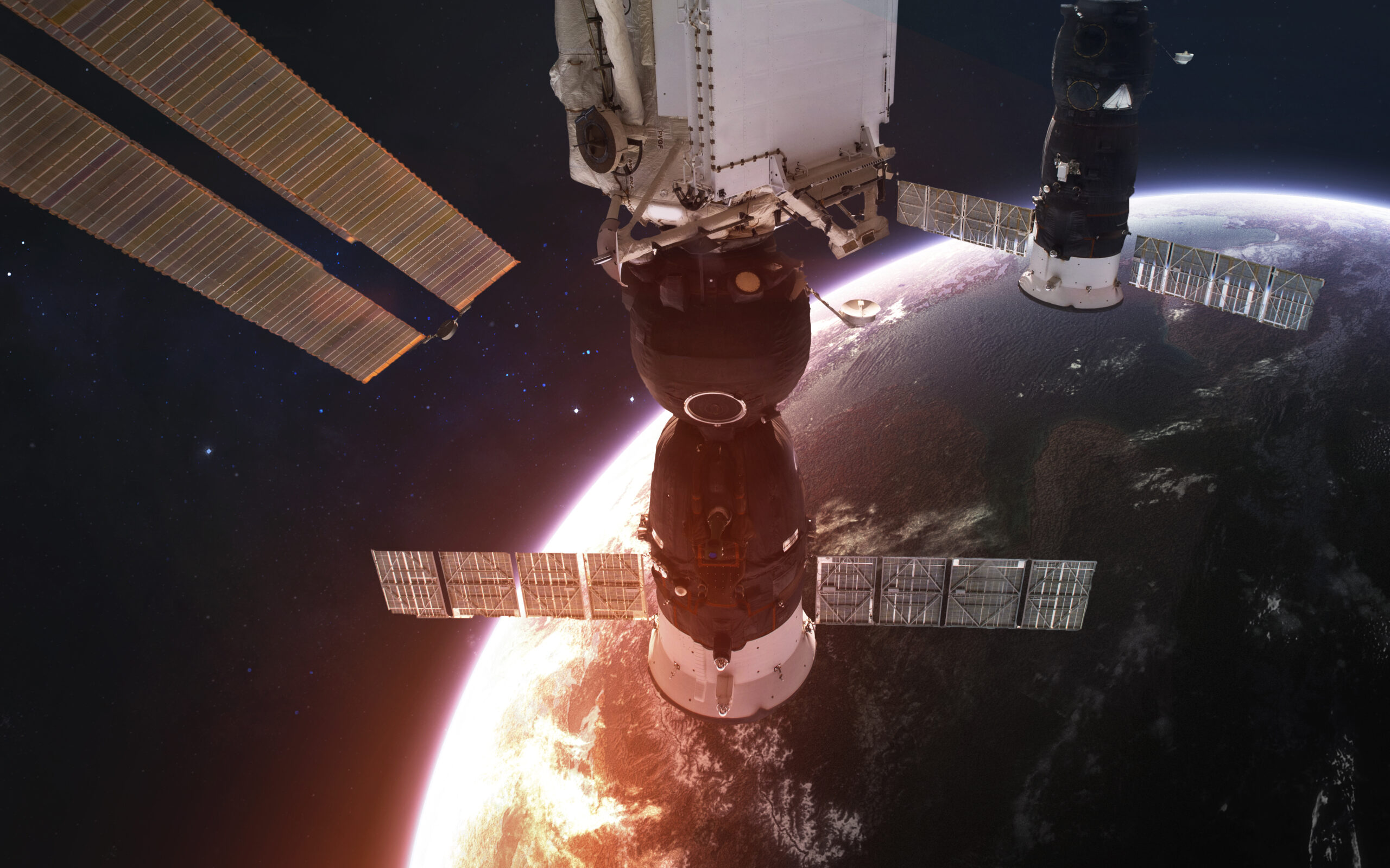 Amazon's Project Kuiper Takes Off in Battle Against Elon Musk’s SpaceX 2 international space station orbiting beautiful earth planet elements this image furnished by nasa scaled