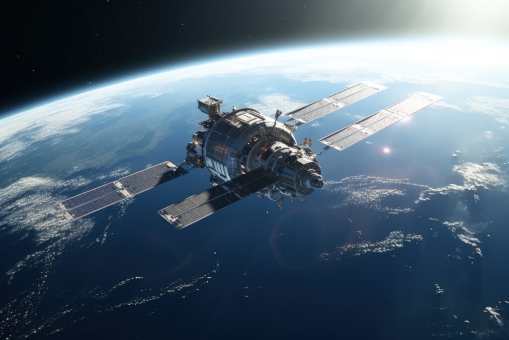 Amazon's Project Kuiper Takes Off in Battle Against Elon Musk’s SpaceX 1 photorealistic earth planet