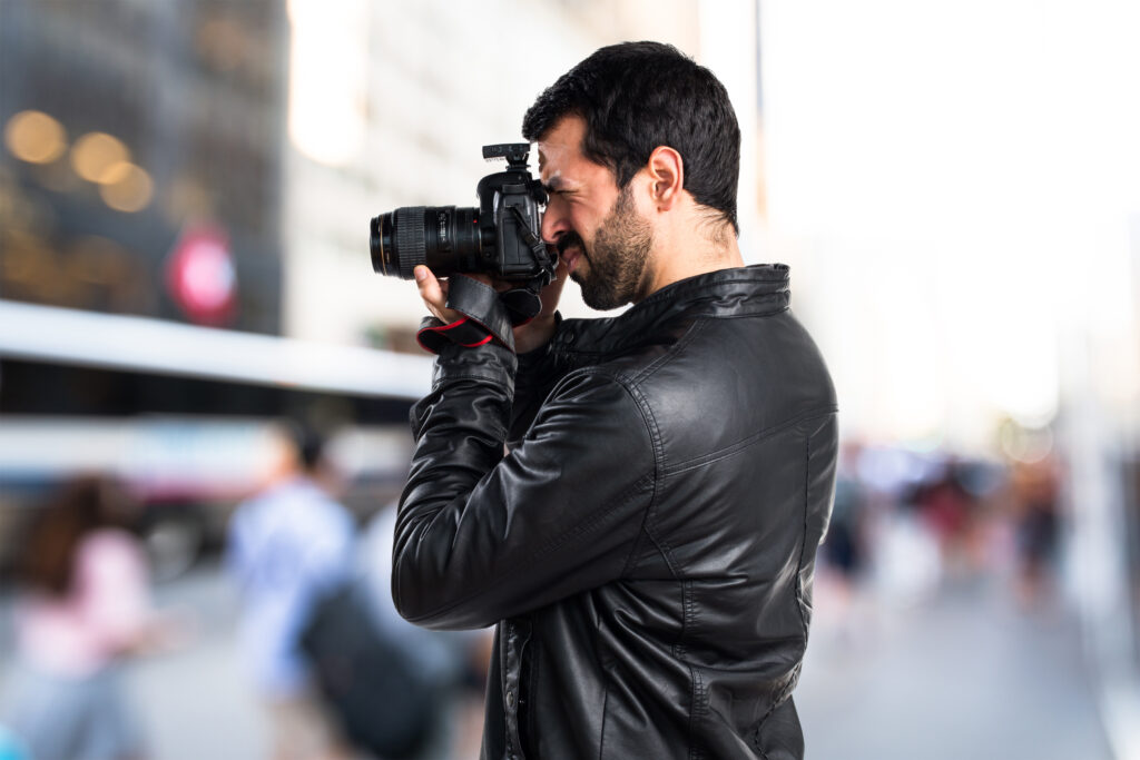 Sony FX2 Launch: Preorder the Best Budget Full-Frame Video Cam 1 man with leather jacket photographing