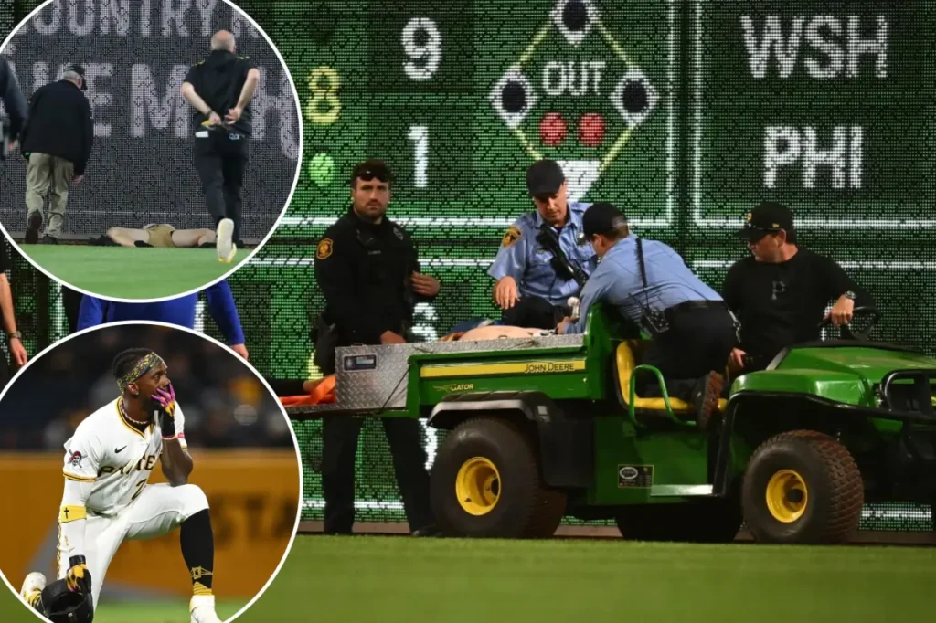 Fan Falls at PNC Park During Pirates-Cubs Game 2 Fan Falls at PNC