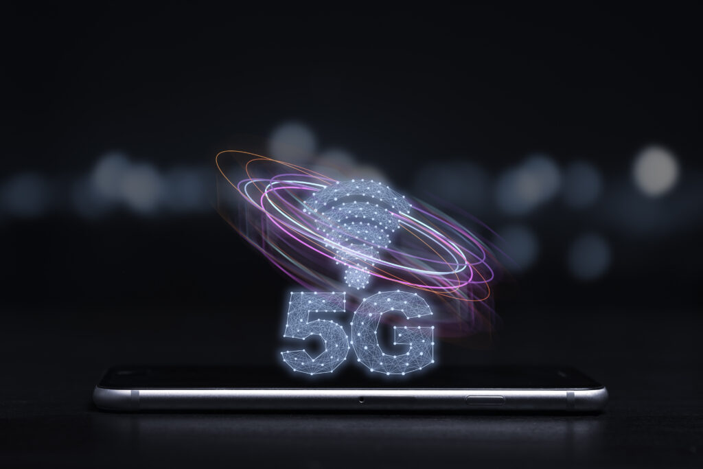 Canada’s 5G Future Begins: Rogers Launches 5G Advanced 1 5g internet things iot concept 5g internet sign with virtual effect smartphone iot is high technology which every device will connect control by 5g high speed internet