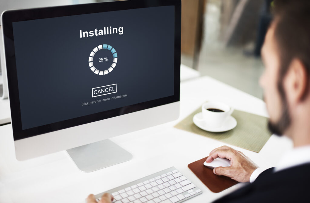 Deadline Alert: Free Windows Upgrade for 400 Million Users Ending Soon 1 installing bar load waiting indicator concept