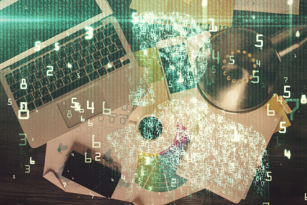 The Biggest Breach in History? 16 Billion Records Quietly Leaked 2 multi exposure data theme drawing hologram topview work desk background with computer concept technology 1